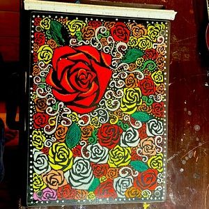 Hand painted cutting board